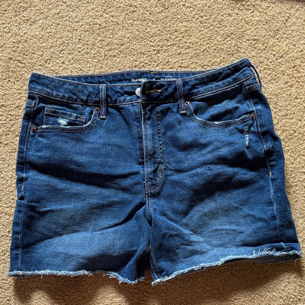 Old Navy Blue Denim Cutoff Shorts